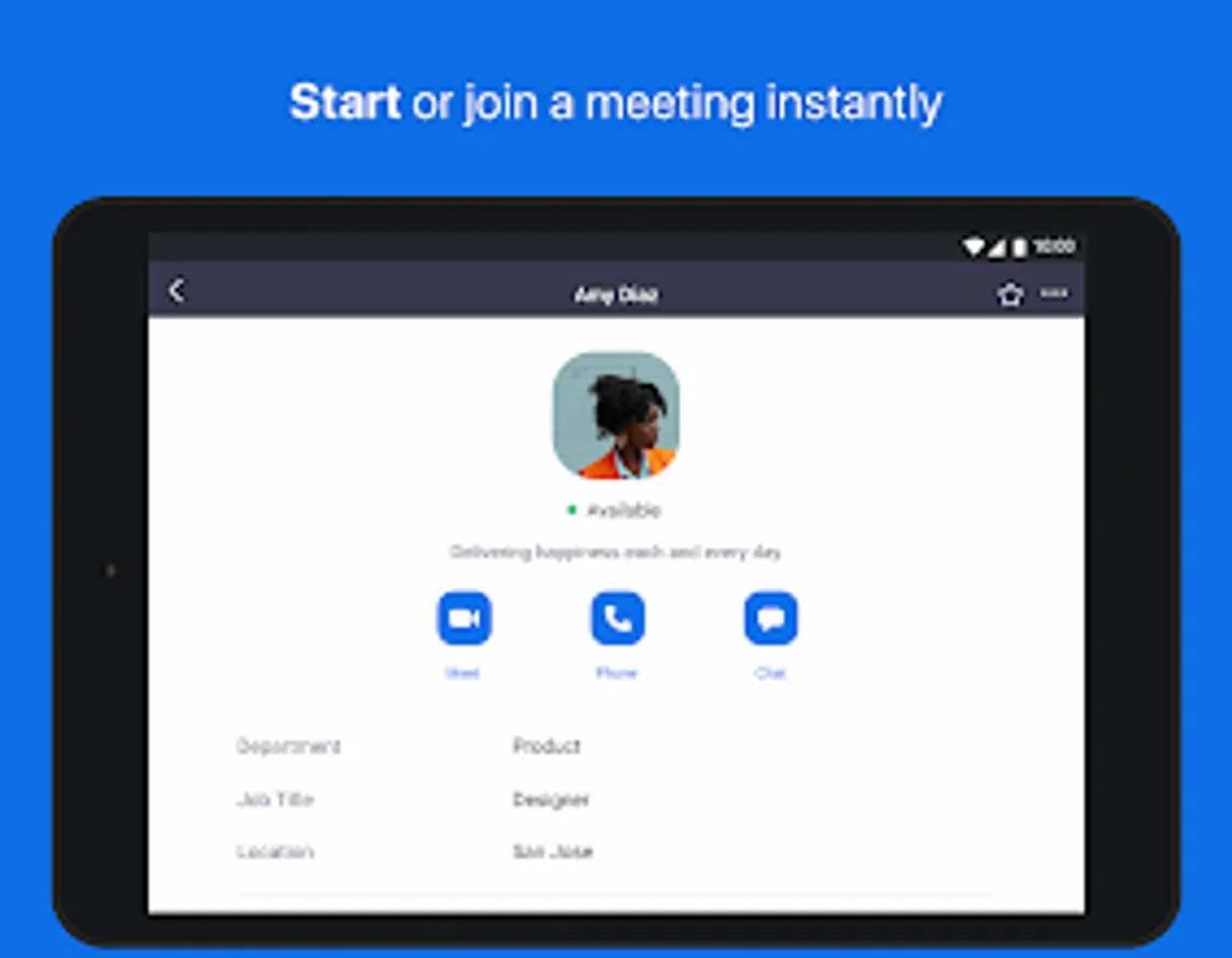 App ZOOM Cloud Meetings