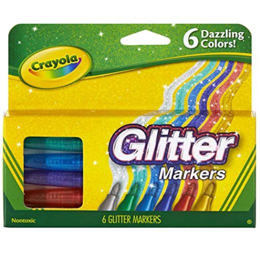 Crayola Glitter marcatori 6/Pkg-