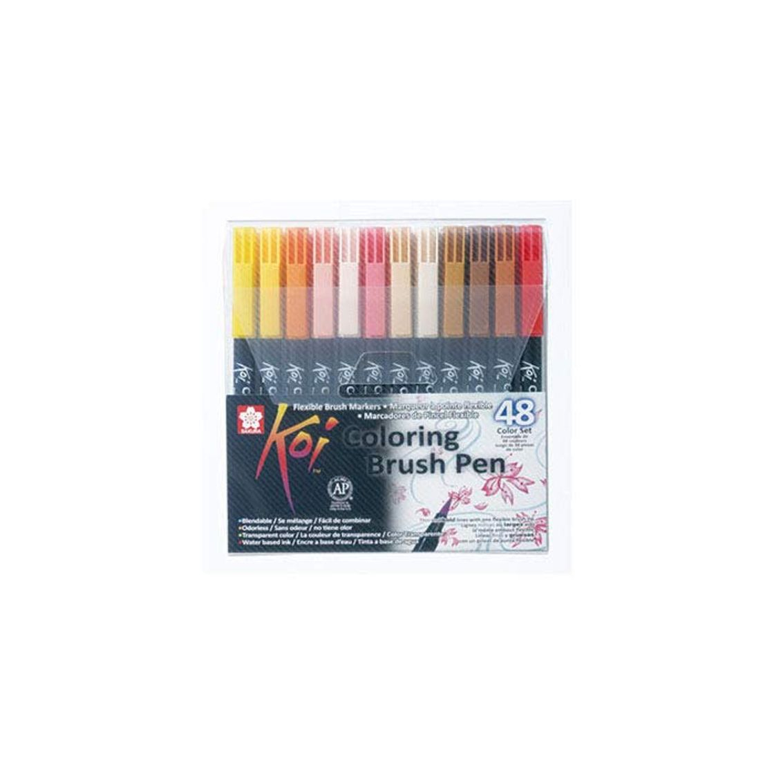 Social Sakura KOI Coloring Brush Set 48 - Pack de 48 rotuladores