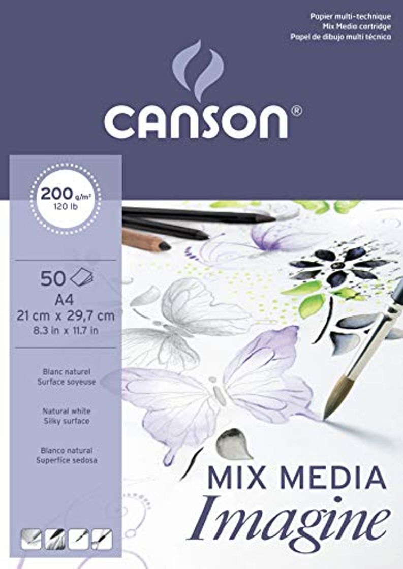 Social Canson Imagine - Bloc papel de dibujo