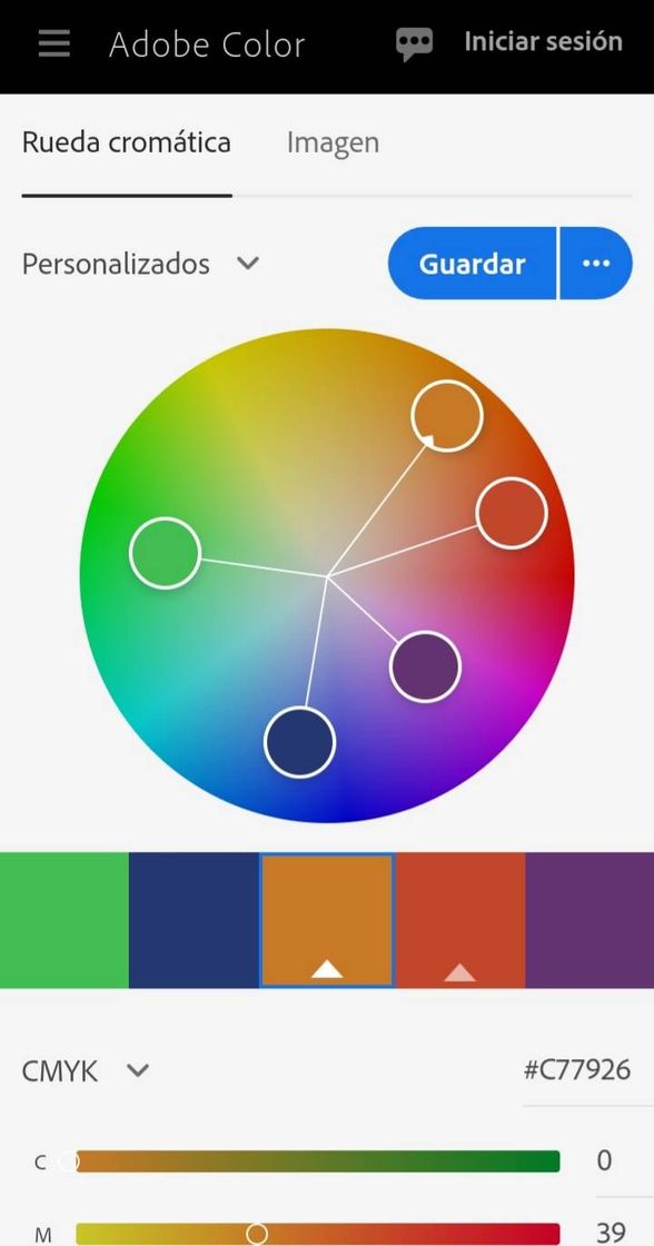 Social Rueda de colores, un generador de paletas de colores | Adobe Color