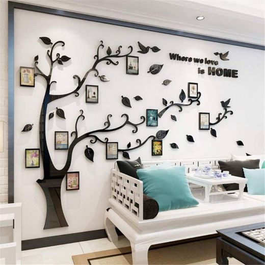 Adhesivo decorativo para pared con diseño de árbol