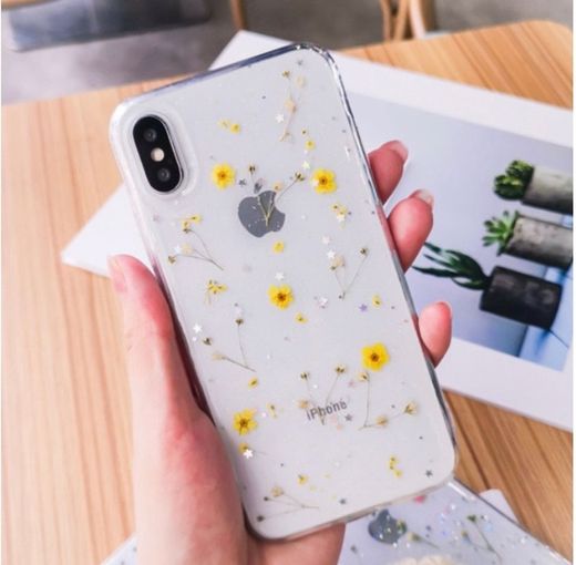 Dried Flower iPhone Case (Yellow)