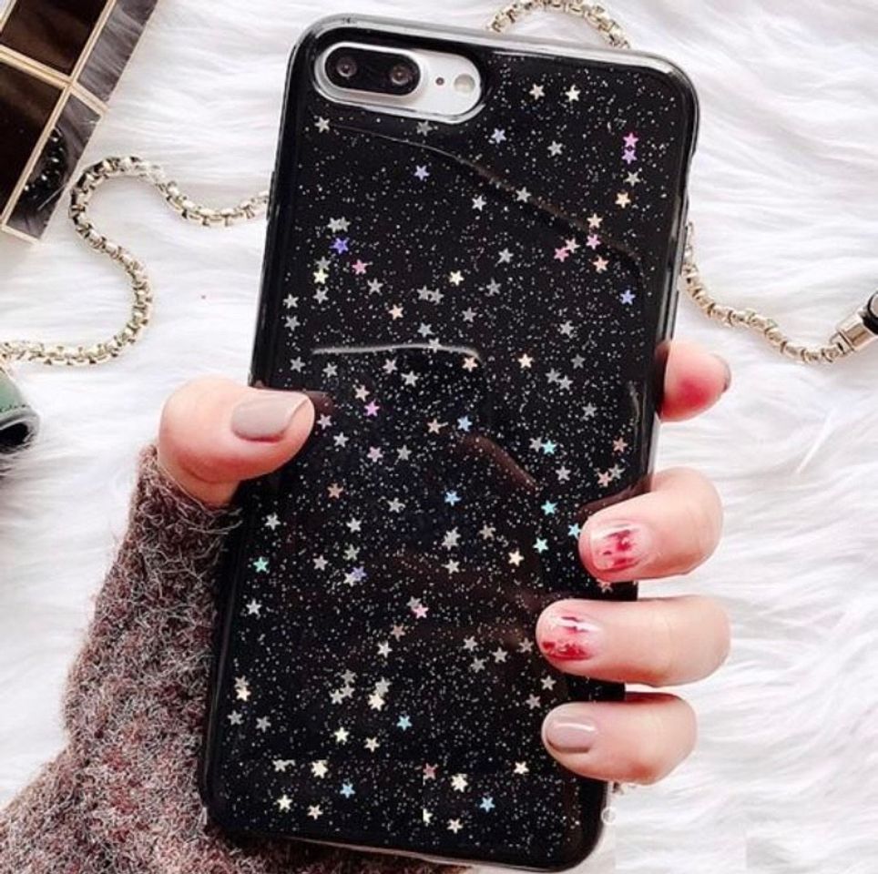 Moda Holo Star iPhone Case (Black)