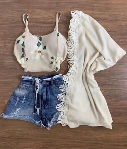 Croped com short ❤️💎