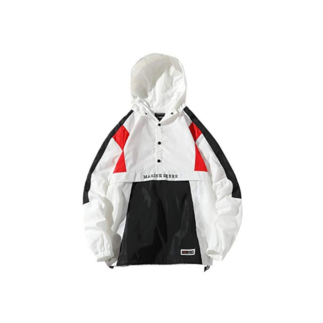 Moda Unisex Palace Imprimir Sudadera con Capucha con Bolsillo Canguro Suelta Manga Larga Béisbol Uniforme para Hombres y Mujeres Otoño Invierno Patchwork con Capucha Chaqueta de Deporte al Aire Libre