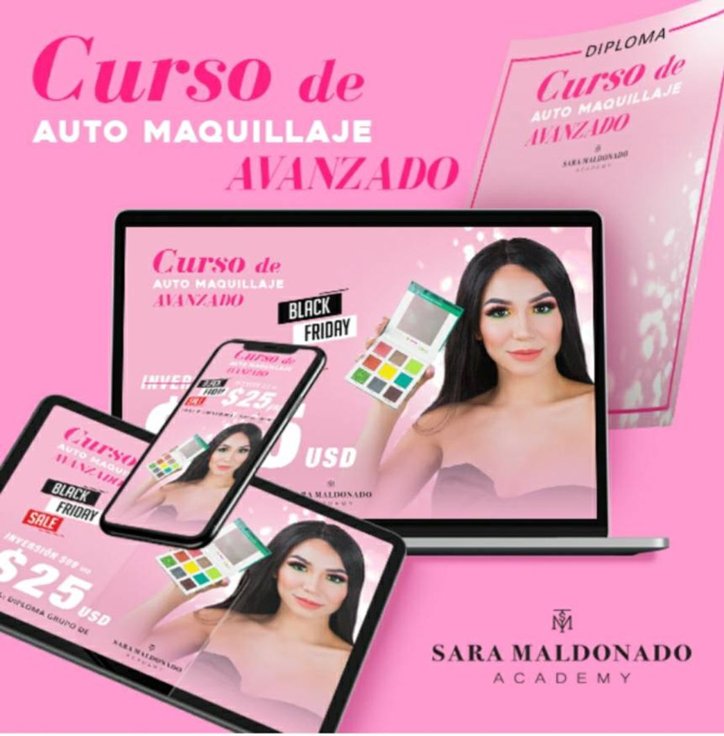 Moda Curso de automaquillaje avanzado con sara maldonado 