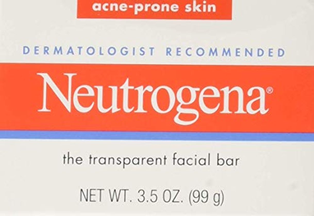 Beauty Neutrogena Acne-Prone Facial Bar 3.5oz caja