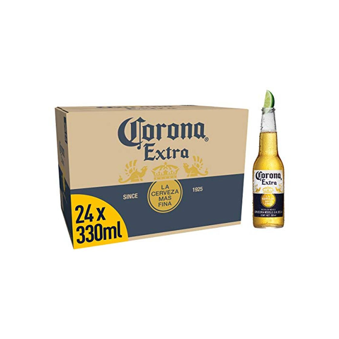 Social Corona Cerveza - Paquete de 24 x 330 ml - Total