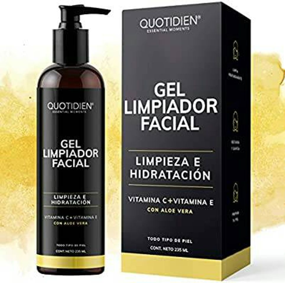 Fashion Gel Limpiador Facial con Vitamina C + Vitamina E + Aloe Vera