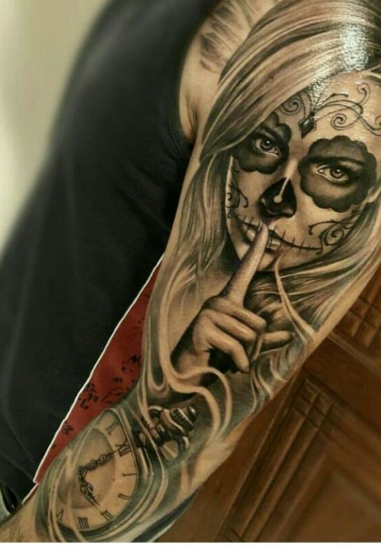 Moda TATUAGEM CATRINA  😍