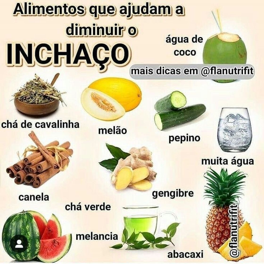 Moda Alimentos que ajudam desinchar