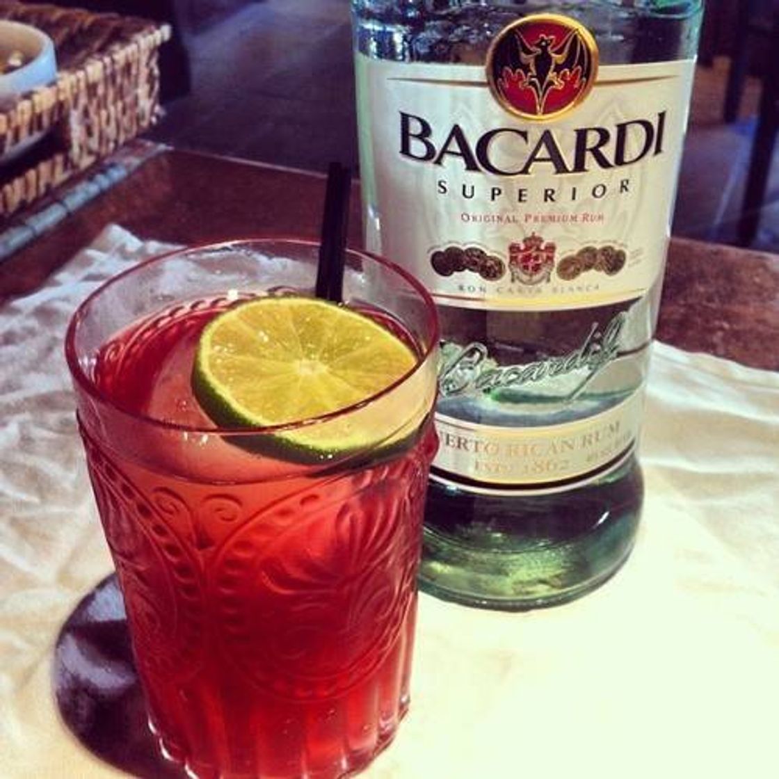 Social Bacardi Carta Blanca Ron