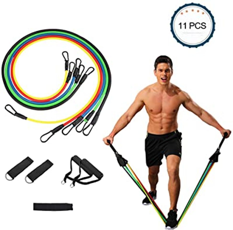 Starfly Bandas de Resistencia para Ejercicio, 11 Packs Banda