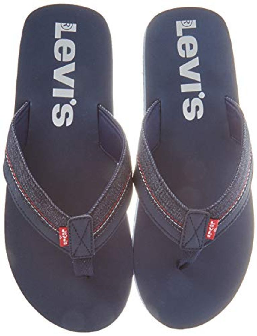 Fashion Levi's Mendocino_l, Chanclas para Hombre, Azul