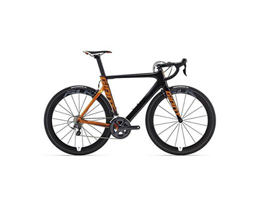 Giant Propel Advanced Pro 1 28 pulgadas bicicleta negro/naranja