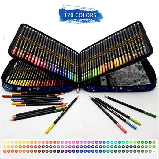 120 Lápices de Colores Profesionales