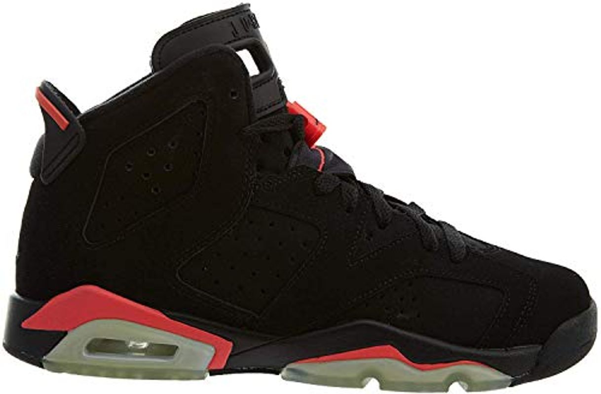 Social Nike Air Jordan 6 Retro BG, Zapatillas de Deporte para Niños, Negro/Rojo