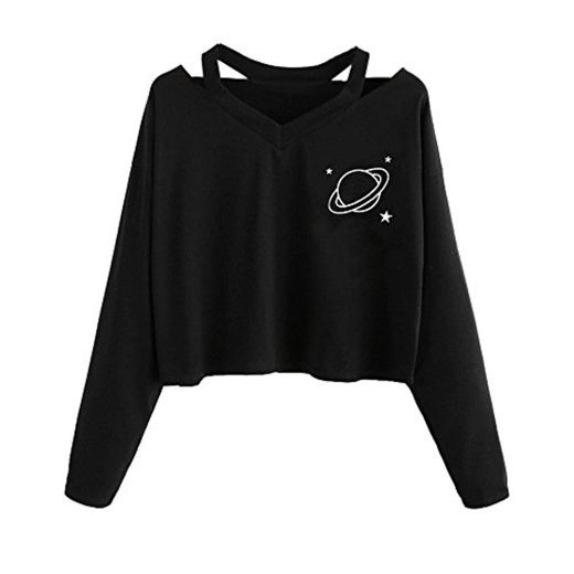 K-youth sudadera mujer Mujer Sudaderas Cortas, Tumblr Cortas Otoño Invierno Chicas Cuello