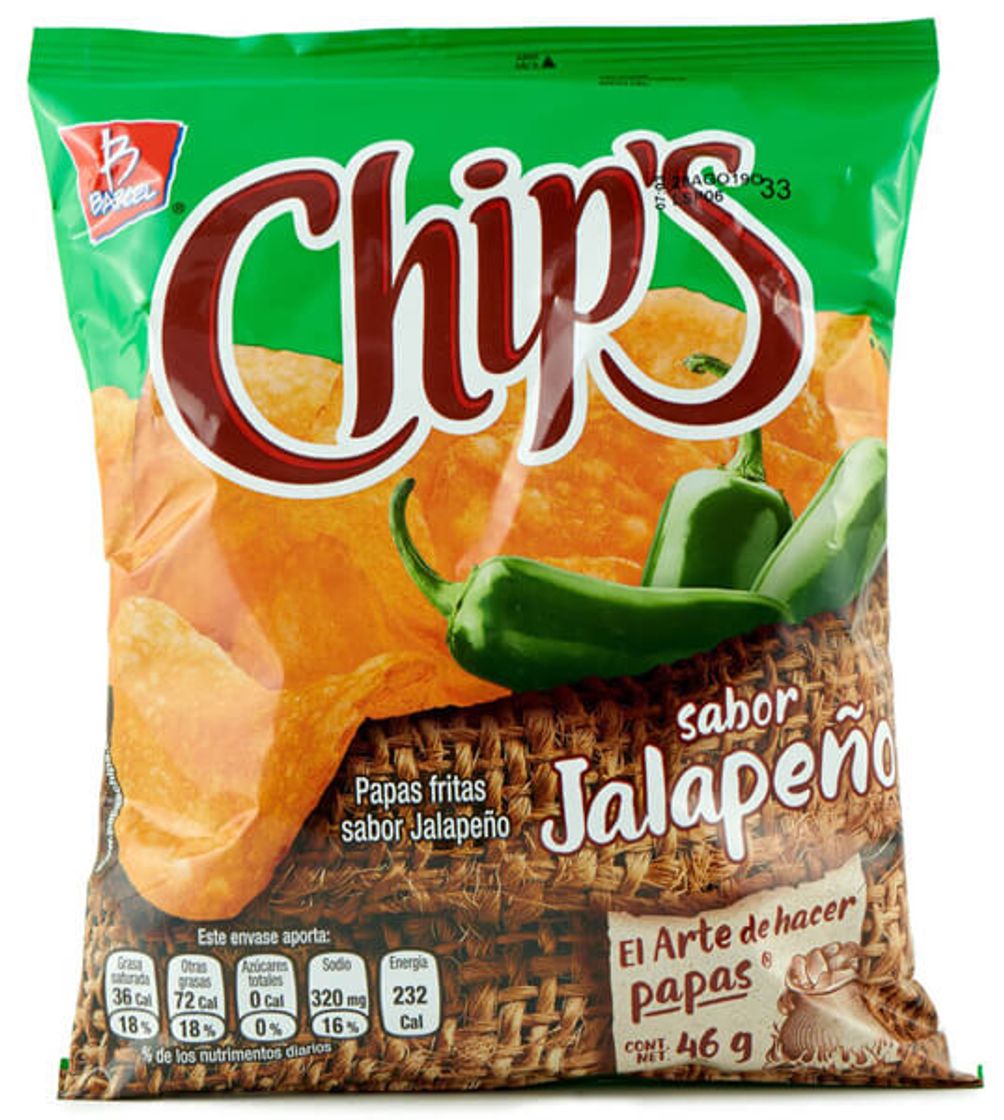 Moda Chip's sabor Jalapeño