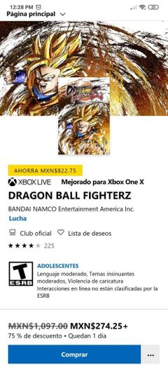 Dragón Ball FighterZ | Descuentazo Xbox