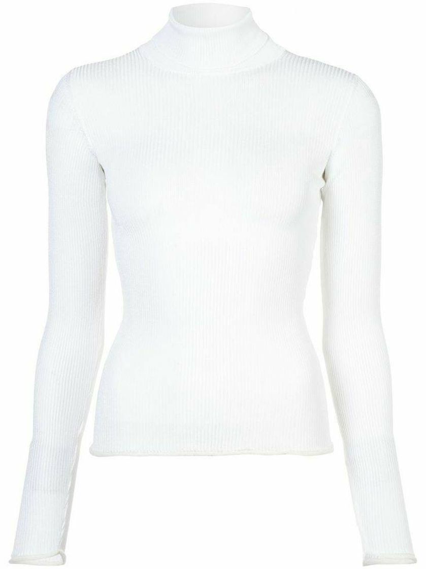 Fashion Blusa blanca manga larga 