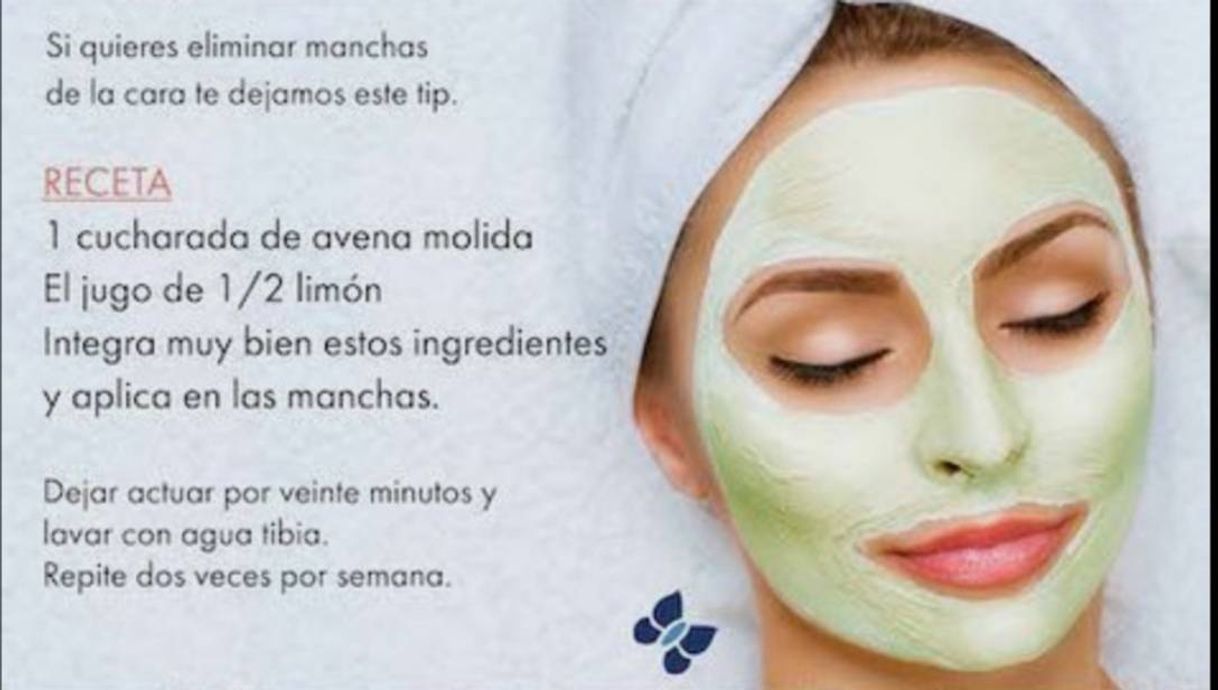 Moda Mascarilla contra las manchas del rostro