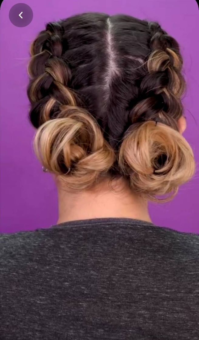 Fashion Trenzas con cebollitas🧡