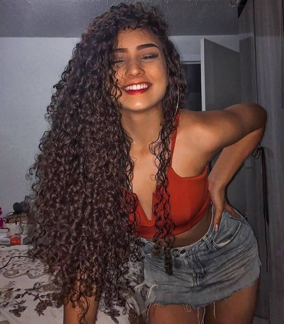 Cabelo cacheado e grande? Abalou meu coração 😍