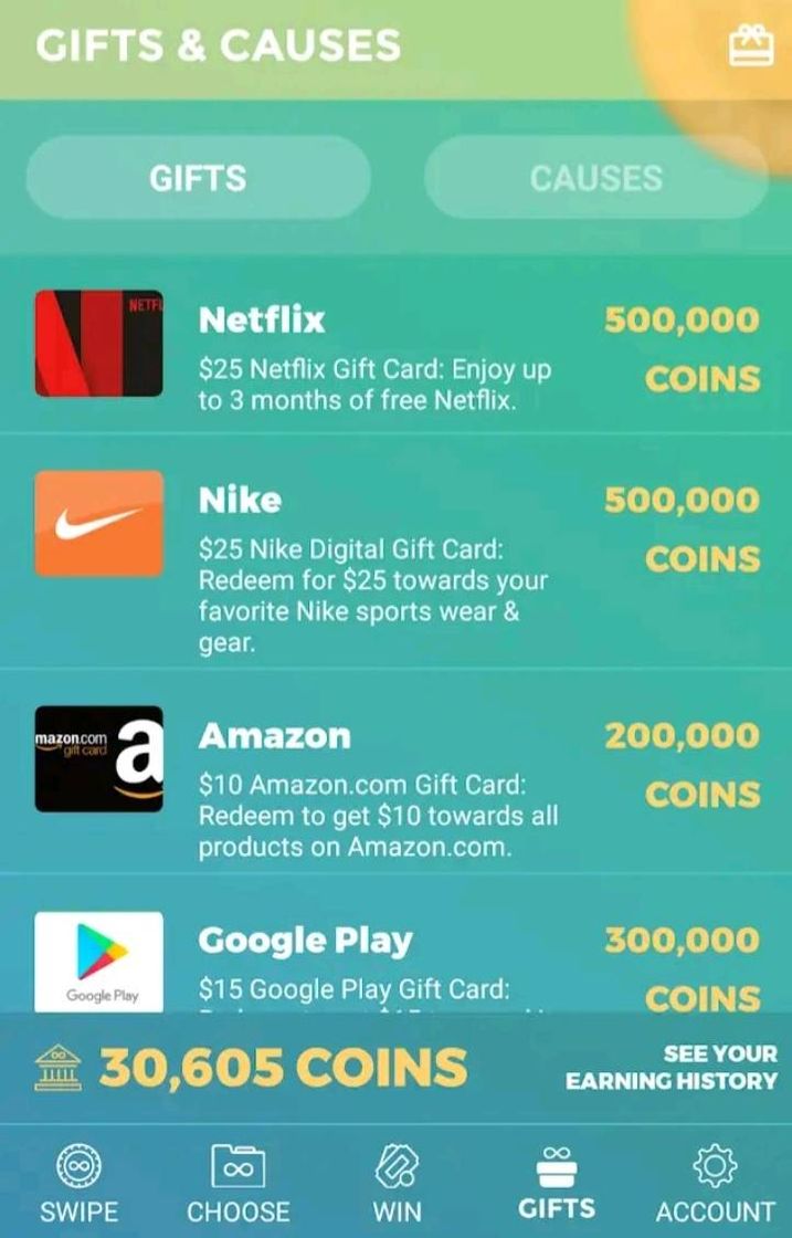 Social giftloop
