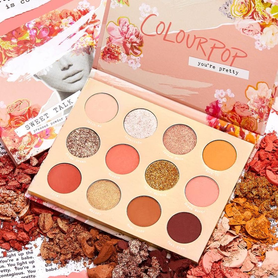 Moda Sweet Talk Warm Coral Eyeshadow Palette | ColourPop