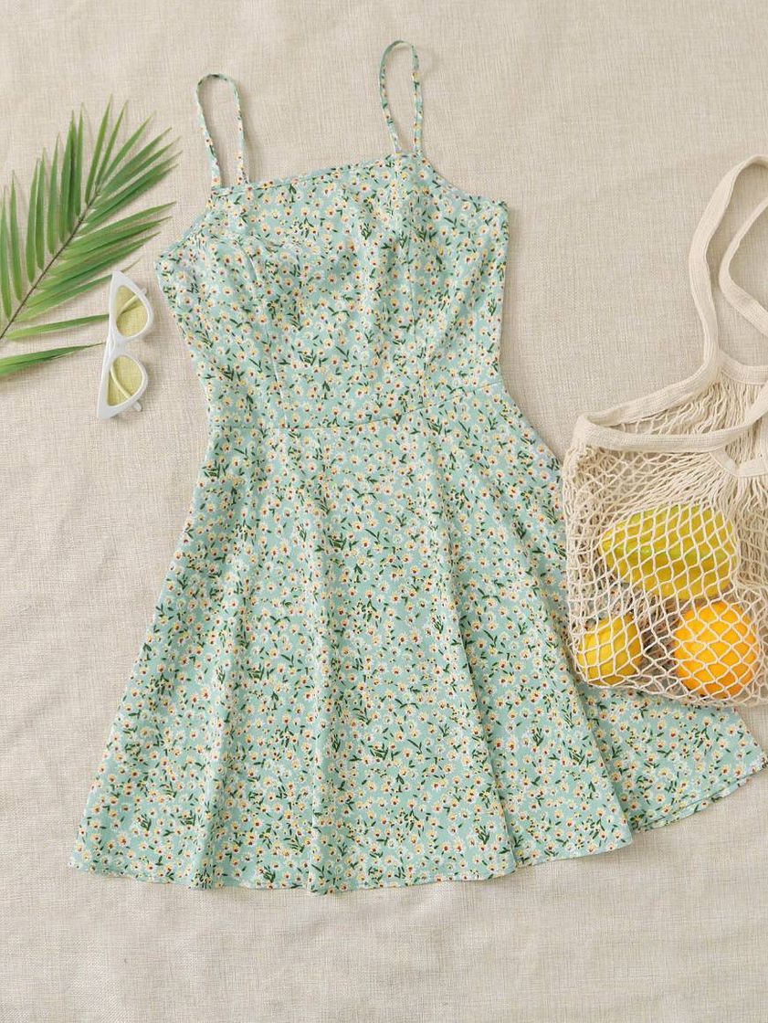 Fashion Vestido floral tirantes