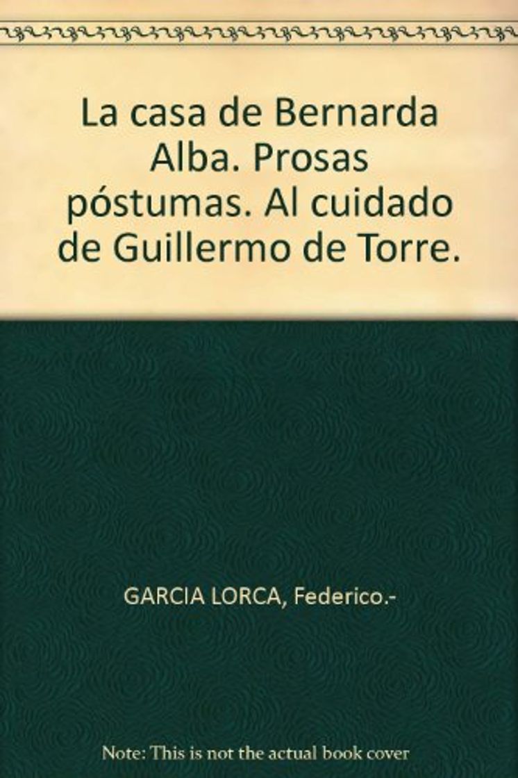 Book La casa de Bernarda Alba