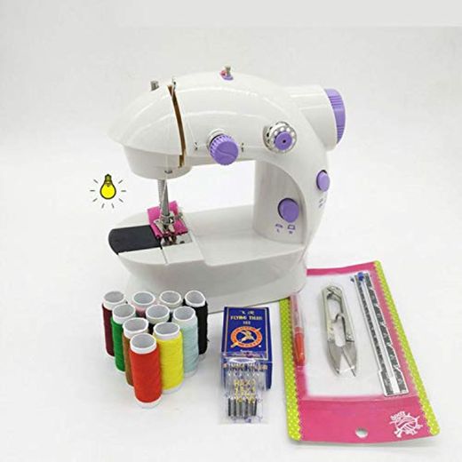 Diy * * * Hot Selling Electric Kids Máquina de coser doméstica ropa interior DIY Sartorial ropa de niños Mini máquina de coser Un color