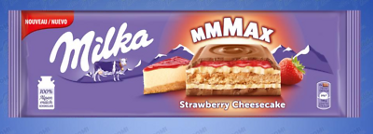 Products Milka Mmmax strawberry cheesecake