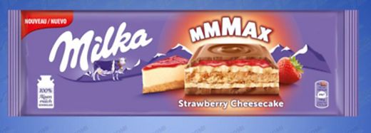 Milka Mmmax strawberry cheesecake