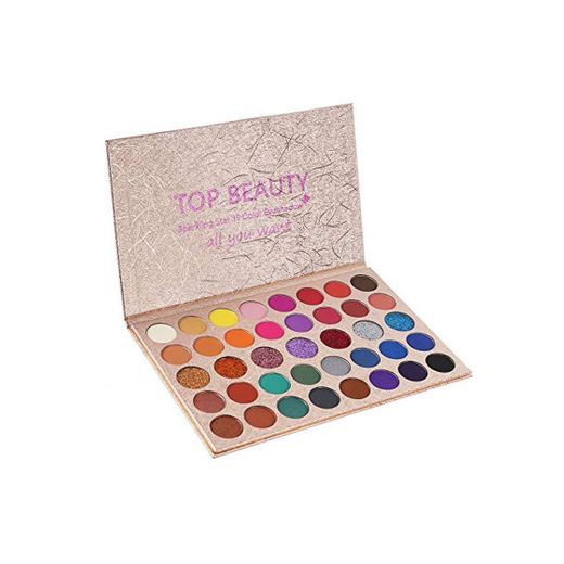 Paleta de maquillaje de sombra de ojos de 39 colores Paleta altamente