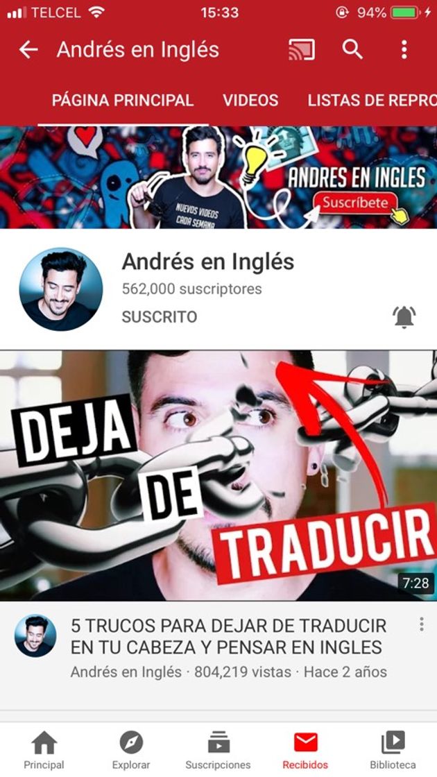 Fashion Andrés en Inglés