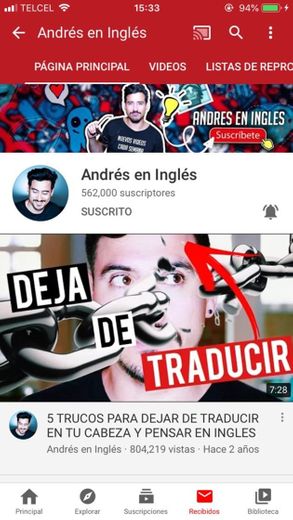 Andrés en Inglés