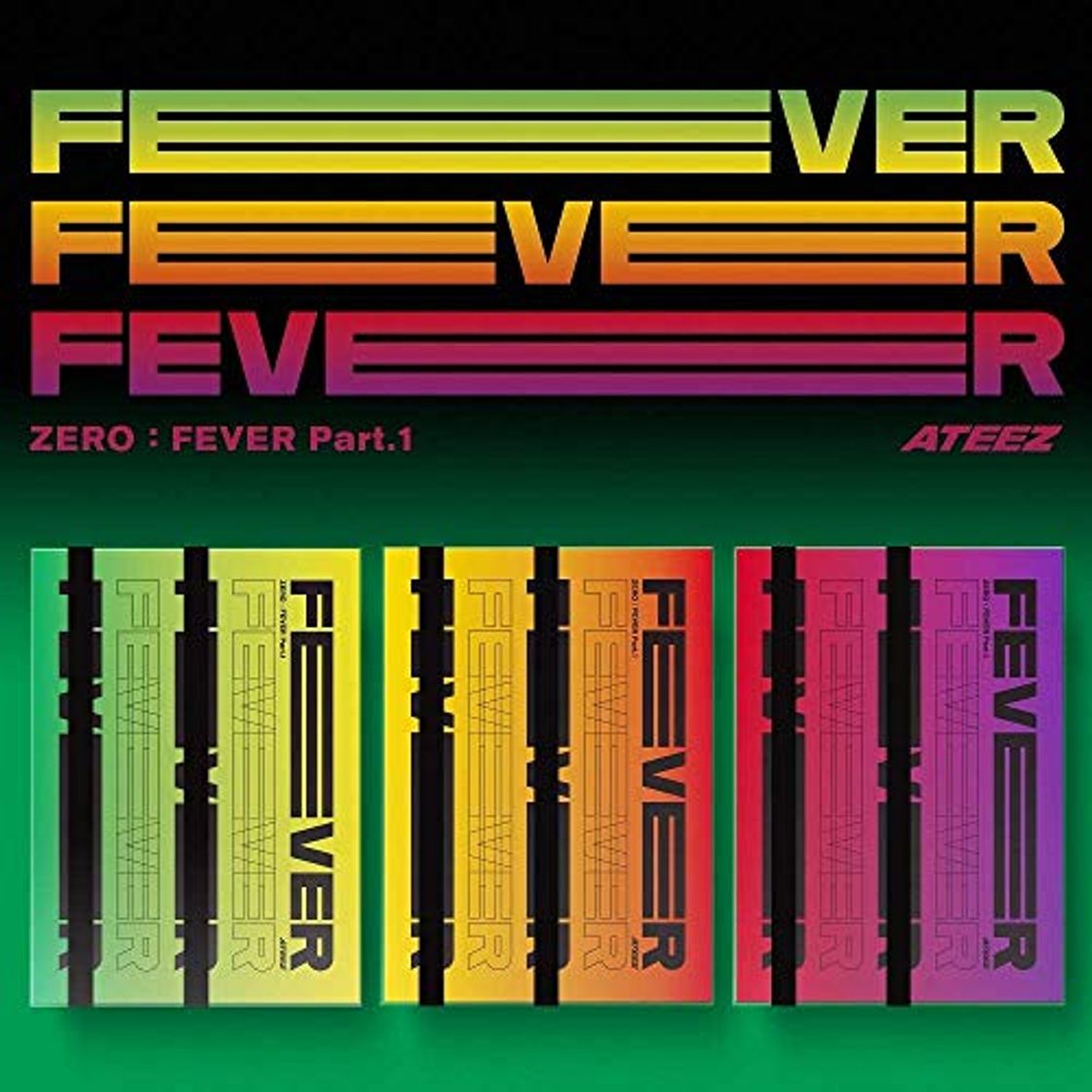 Products ATEEZ ZERO : FEVER PART.1 5th Mini Album 3 VER SET 3CD