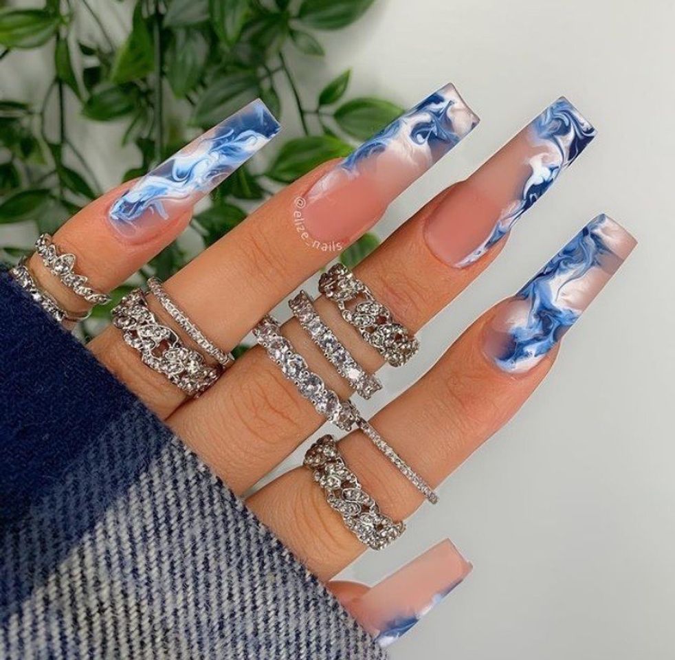 Fashion Nails blue