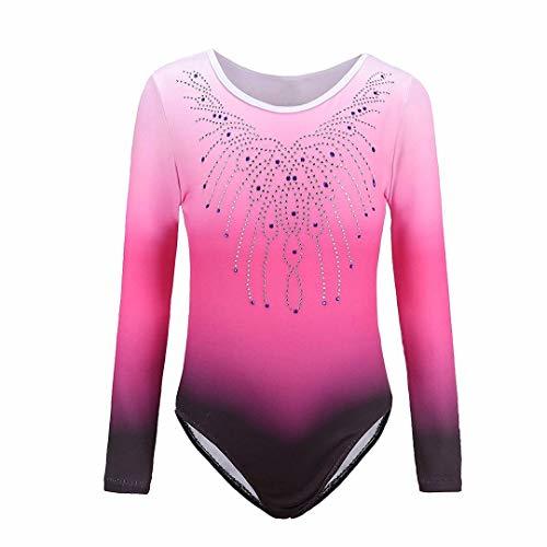 Product Sinoem Leotardos Gimnásticos para Niñas Manga Larga Maillot de Gimnasia Colorido Gimnasia