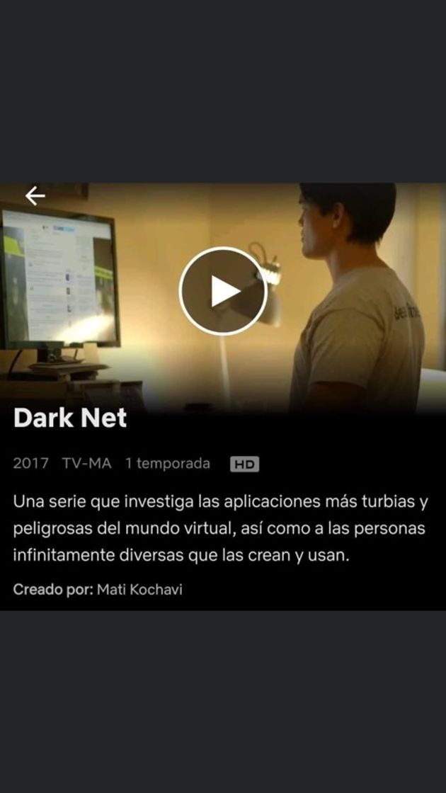 Serie Dark Net