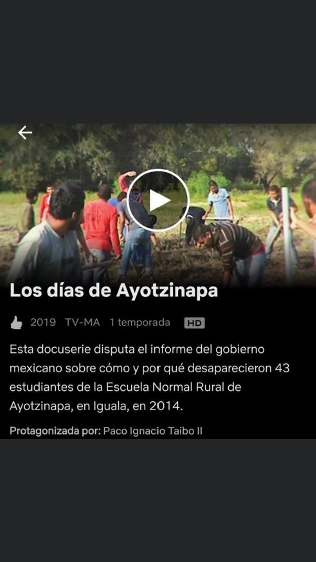 Serie Los días de Ayotzinapa