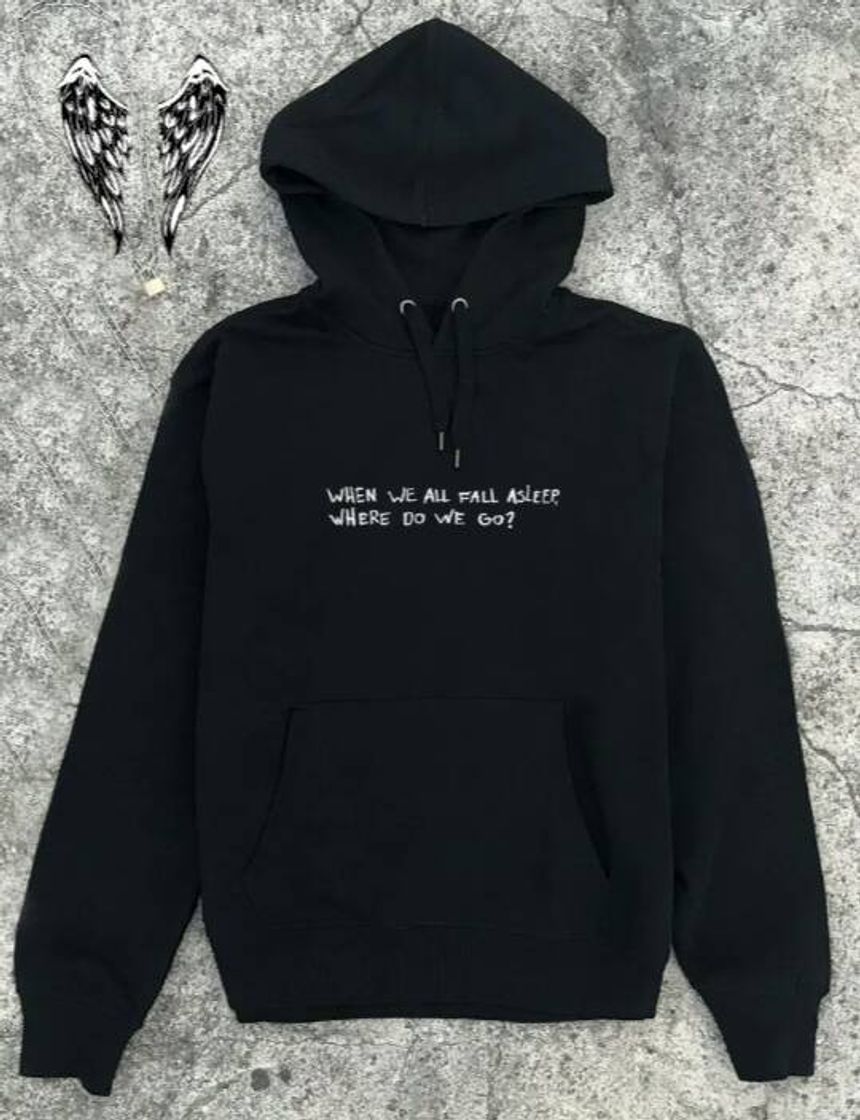 Moda Hoodie unisex Billie Eilish color negro