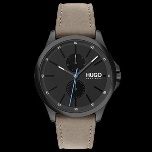 Relógio Hugo Boss Masculino Couro Bege - 1530122