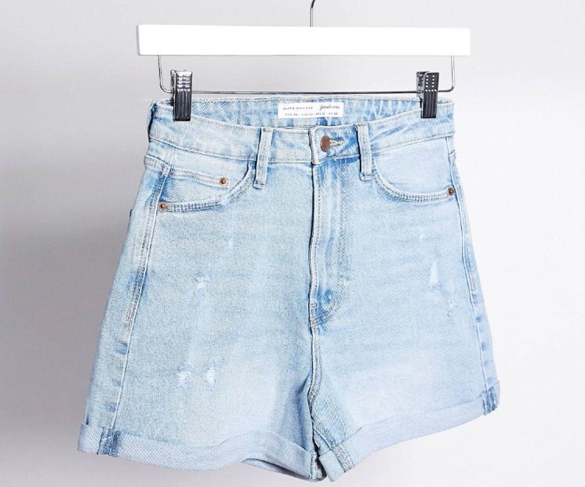 Moda Shorts mom jeans vaqueros