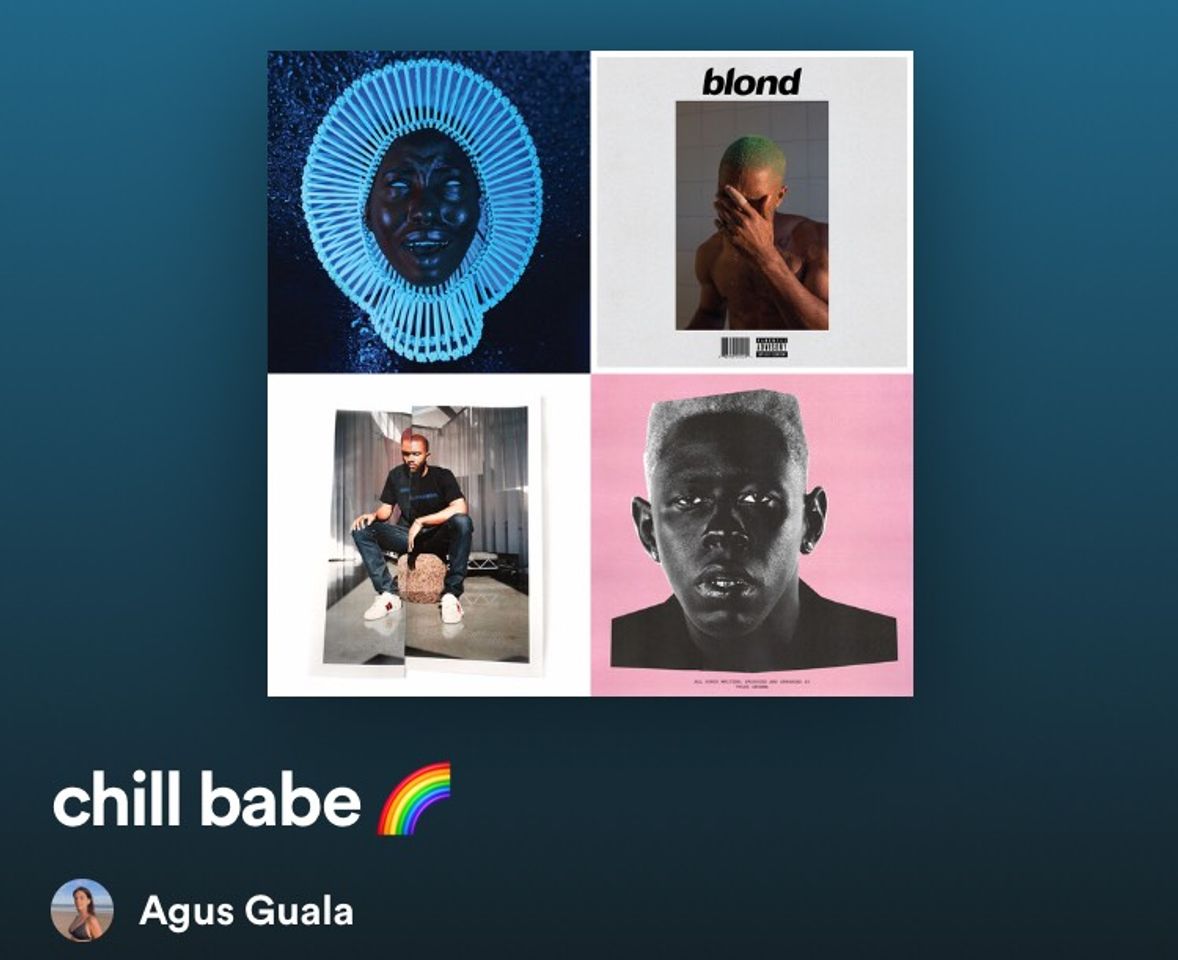 Canción Chill babe - playlist