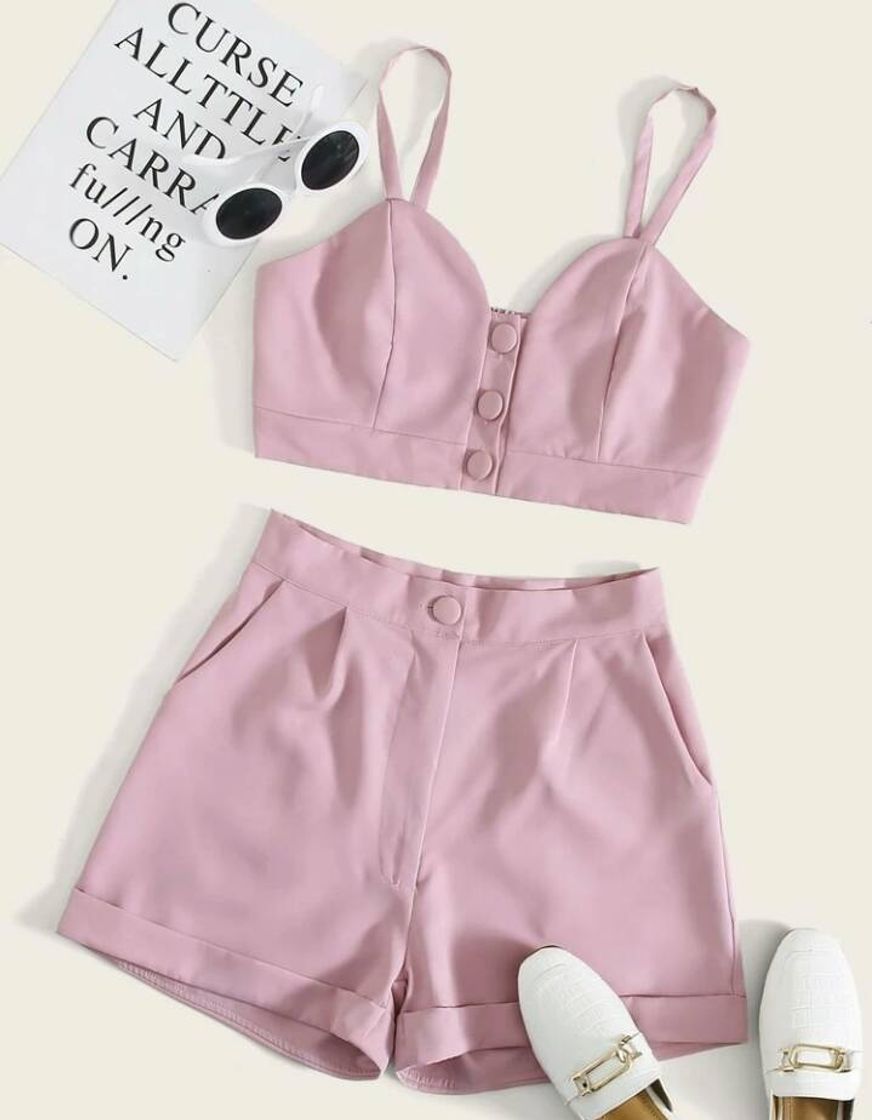 Fashion Conjunto Rosa