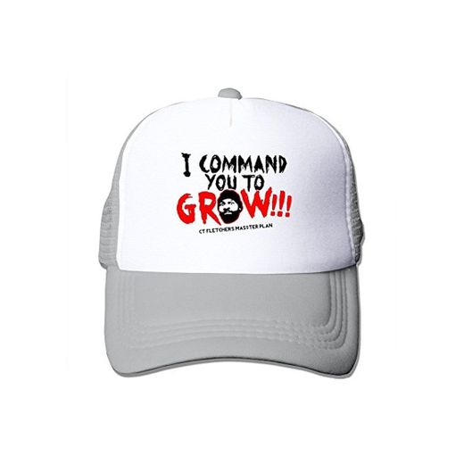 QAWS Negro CT Fletcher I Command You To Grow Snapback Sombreros Cap